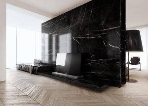 MKD-04 Đá Marble Negro Marquina