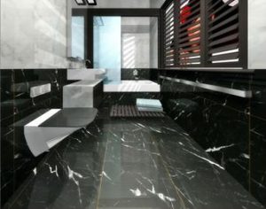 MKD-04 Đá Marble Negro Marquina