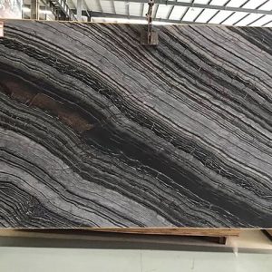 Đá Marble Black (Silver Wave)