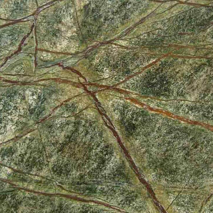 Đá Marble Rainforest Green